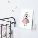 Unframed Modern Art Canvas Oil Painting Nordic Ballet Girls Print Decor L