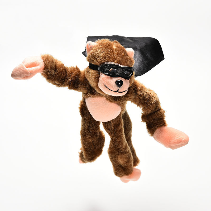 Pop  Kids Adults Slingshot Screaming Flying Monkey Super Stretchy Plush Toys