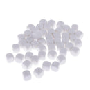50Pcs 18mm D6 Six-sided Plastic Dice Blank Cube Blank Dice