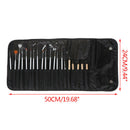 20X Nail Art Decorations Brush Set Tool Professional Painting Nail Pen+Bag ME