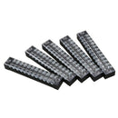 5 Pcs 600V 15A 12 Positions 12P Dual Rows Covered Barrier Screw Terminal Bl P1T3