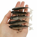 5pcs/lot Soft Lure 8cm 14g Wobblers Artificial Bait Fishing Lures Sea Bass  Z4Q1