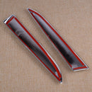Chrome Rear Window Side Spoiler Wing Cover Trim Garnish Fit For Ford Kuga Escape