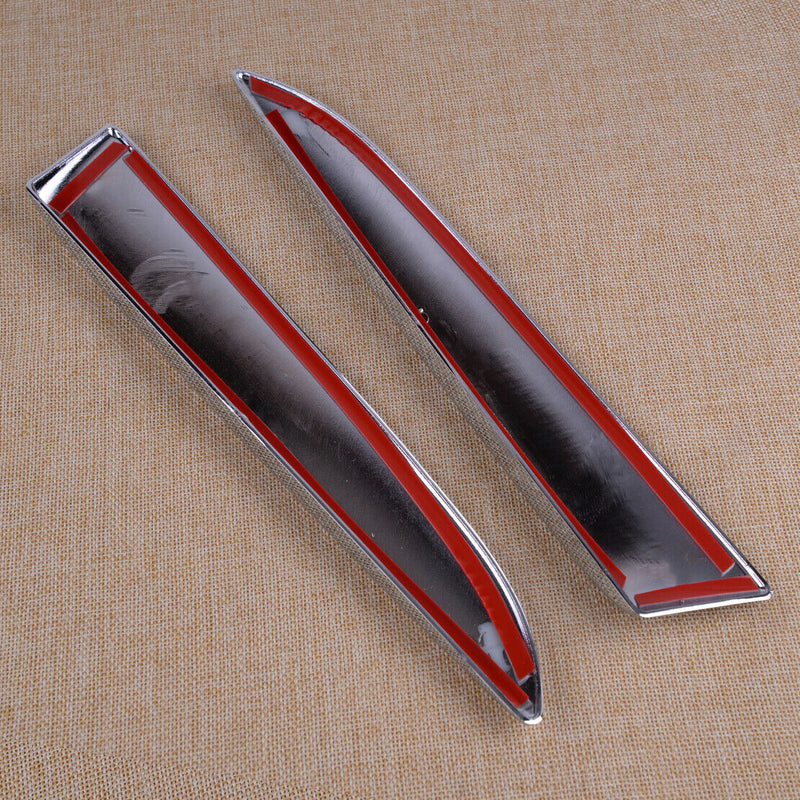 Chrome Rear Window Side Spoiler Wing Cover Trim Garnish Fit For Ford Kuga Escape