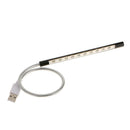 Portable USB Flexible Stick Dimmable Touch Switch 10 LED Night Light Lamps