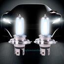 2Pcs/Lot 12V 100W H4 Xenon Gas Super Bright White Car Headlight Light