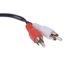 2in1 Audio cable 3.5mm to 2rca double lotus head audio adapter cable av cable BX