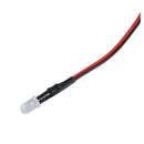 20 X 5mm White LED Lamp Light Set Pre Wired 12V DC 25cm H5E5