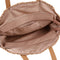Women Summer Straw Round Shoulder Bags Big Capacity Beach Handbags/Khaki