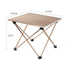 Portable Folding Camping Table Lightweight Backpack Table For Outdoor Dinin