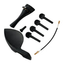 Violin Tailpiece Chinrest Endpin Pegs Violin DIY Parts Accessories  4:4