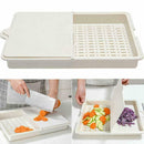 3 in1 - Creative Kitchen Drain Flip Cutting Boards Multi-function Y8I8