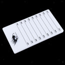 Individual Eyelash Extension Stand Acrylic Pad Lash Tool Tray Holder, 11.7 x 6.7