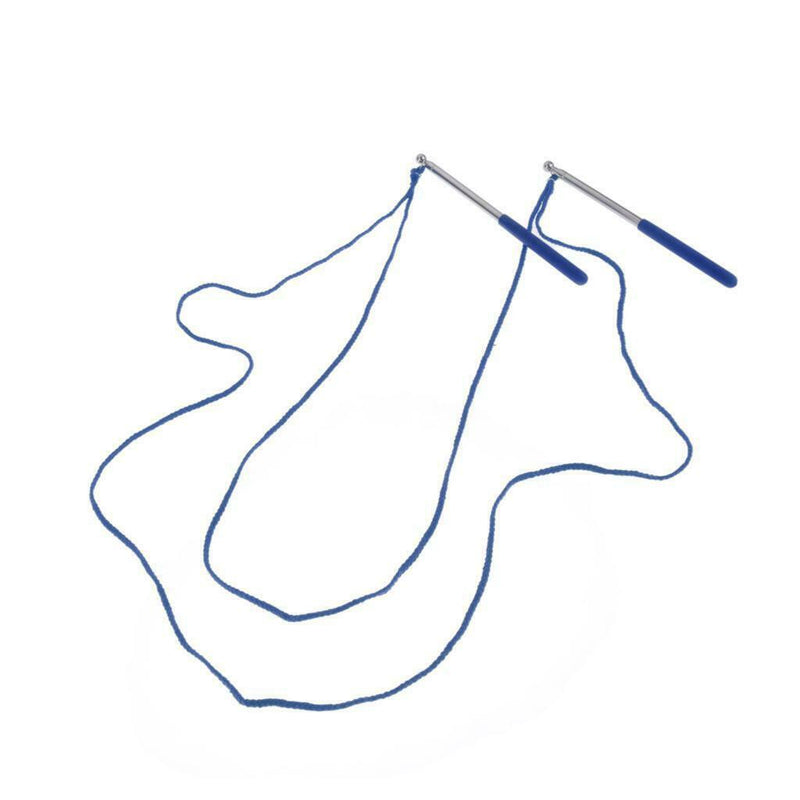 Stainless Steel Giant Bubble Making Wand Bubble Show Props Toys Blue 90cm