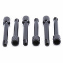 6 Pcs Brass Electric Guitar Tremolo Bridge Saddle Clamp Lock string Screw/S
