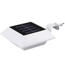 6 Bright LED Solar Lights Outdoor Wall Light Security Light Night for Gutter