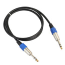 Instrument Guitar Cable Amp Cord 1/4inch for Electric Guitar Bass Parts 1m