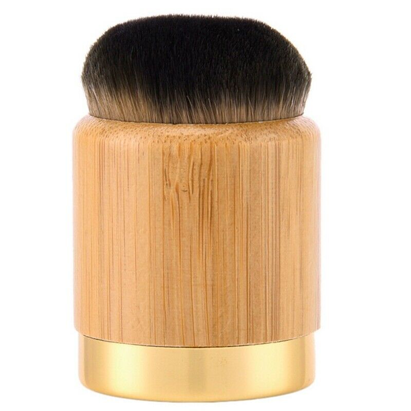 1Pcs Powder Blush Makeup Brushes Pro Bamboo Handle Oval Kmake Up Kits Found P2U6