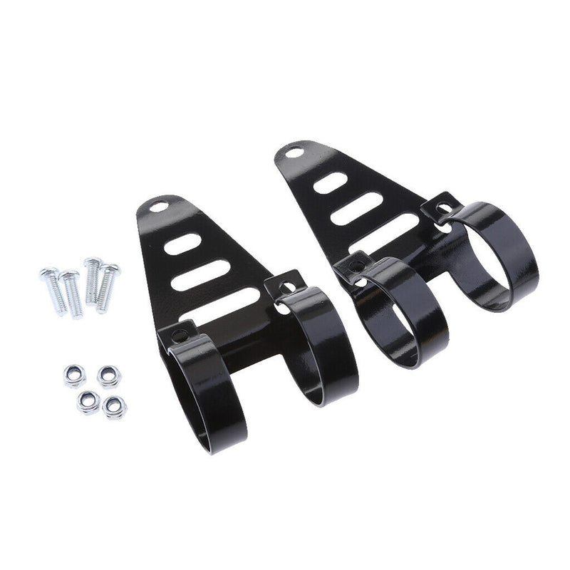 41-43mm Motorcycle Adjustable Headlight Mounting Bracket Head Lamp Holder Stand