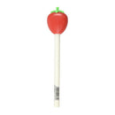 10pcs Cute Strawberry Black 0.5 mm Gel Pen, Cute Creative Stationery B9B2