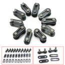 10Pcs Link Joint Stainless Steel Chain Connector for Bicycle Mountain Road Bike