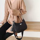 2pcs Casual Messenger Handbag Women Oxford Shoulder Crossbody Card Bag Set
