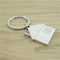 1pc House Home Keyring Alloy Pendant Keyfob Chrome Key Bag Chain Wedding Gift