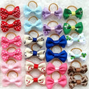 100pcs Handmade Designer Pet Dog Accessories Grooming Hair Bows For Puppy Kit