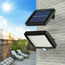 56LED Solar Power PIR Motion Sensor Outdoor Garden Lamp Light Security Wall M0L8
