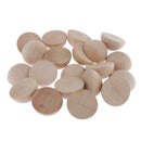 Wood Ball - 20PCS Unfinished Wooden Balls, Mini Half Round Craft Balls for DIY