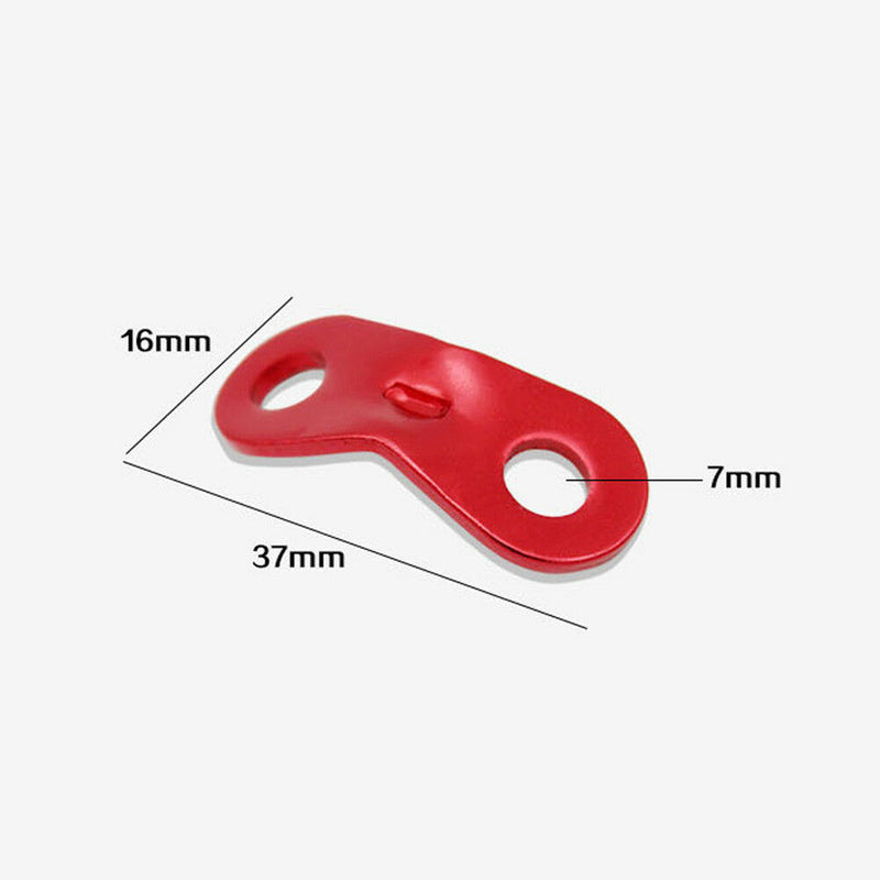 10Pcs Camping Tent Lock Cord Rope Fastener Guy Line Bent Runner Tensioner Alloy