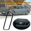 Durable Headlight Switch Button Frame Portable Carbon Fiber Headlight Switch But
