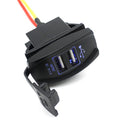 12V 24V Car Auto Boat Accessory Dual USB Charger Power Adapter LED Outlet Tide