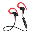 BT4.1 Earphones Sports Running Headset Stereo Headphone Earplug Red