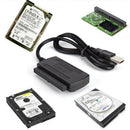New USB 2.0 To IDE SATA Converter Adapter Cable For 2.5 3.5 Hard Drive Disk N TE