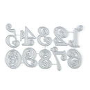 New Numbers Metal Cutting Dies Card Craft Lace Stencil Scrapbooking Embossing