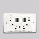 Durable With 3 USB Charger Outlet Smart Wall UK Plug Portable Electronic Socket