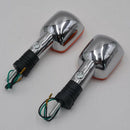 2Pieces 12V Amber Motorbike Turn Signals Light Lamp For  CRUISERS