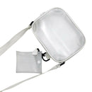 Casual Pvc Transparent Clear Women Crossbody Bags Shoulder Bag Handbag Jell