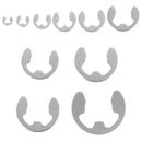 200pcs 304 stainless steel e-type circlip opening ring 1.5mm-10mm boxedMO