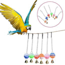 1x Rings Bells Parrot Bells Ringing Bird Toys Parrot Pet Supply Perches Sta G2E8