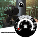 Magnetic Stove Thermometer Log Wood Burner Fireplace Temperature Meter Gauge