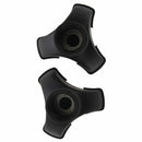 2X Walking Stick End Tripod CANE TIP Self Standing Rubber NON-SLIP End Bott A7Z3
