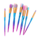 7pcs Makeup Brush Face Powder Blusher Foundation Heart Shape Brush Tool A