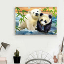 5D DIY Full Drill Diamond Painting Panda Embroidery Mosaic Kit Home Decor