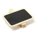 Standing Wooden Photo Holder Card Paper Note Memo Clip Desk Decor3c