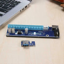 2pcs PCI Express Riser Card 1x To 16x USB3.0 4pin Cable for Bitcion Miner