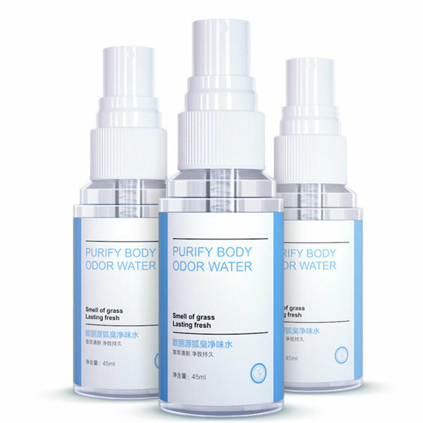 45ml Purify Body Odor Water Spray Long Lasting Refreshing Antiperspirant Remover