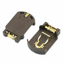 10 x CR2032 plastic button cell battery base holder for SMD SMT coffee Z3B5