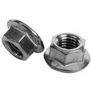 Diameter M10x1.5mm 304 Stainless Steel Serrated Hex Flange Nuts 12pcs G4Y7